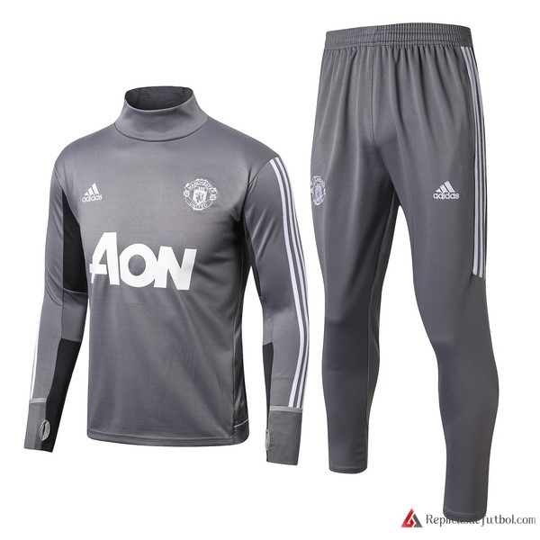 Chandal Manchester United 2017-2018 Gris Claro